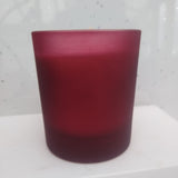 Frosted Red Candle