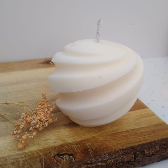 Swirl Ball Candle