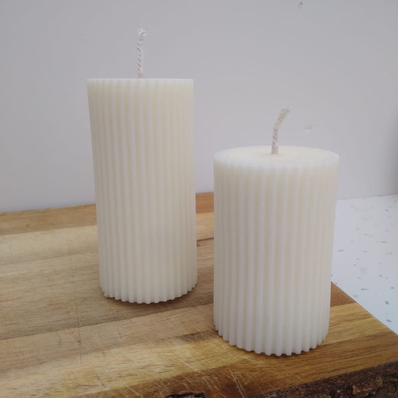 Ribbed Duo Candle